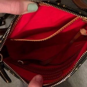 Dooney & Burke Logo Messenger Bag